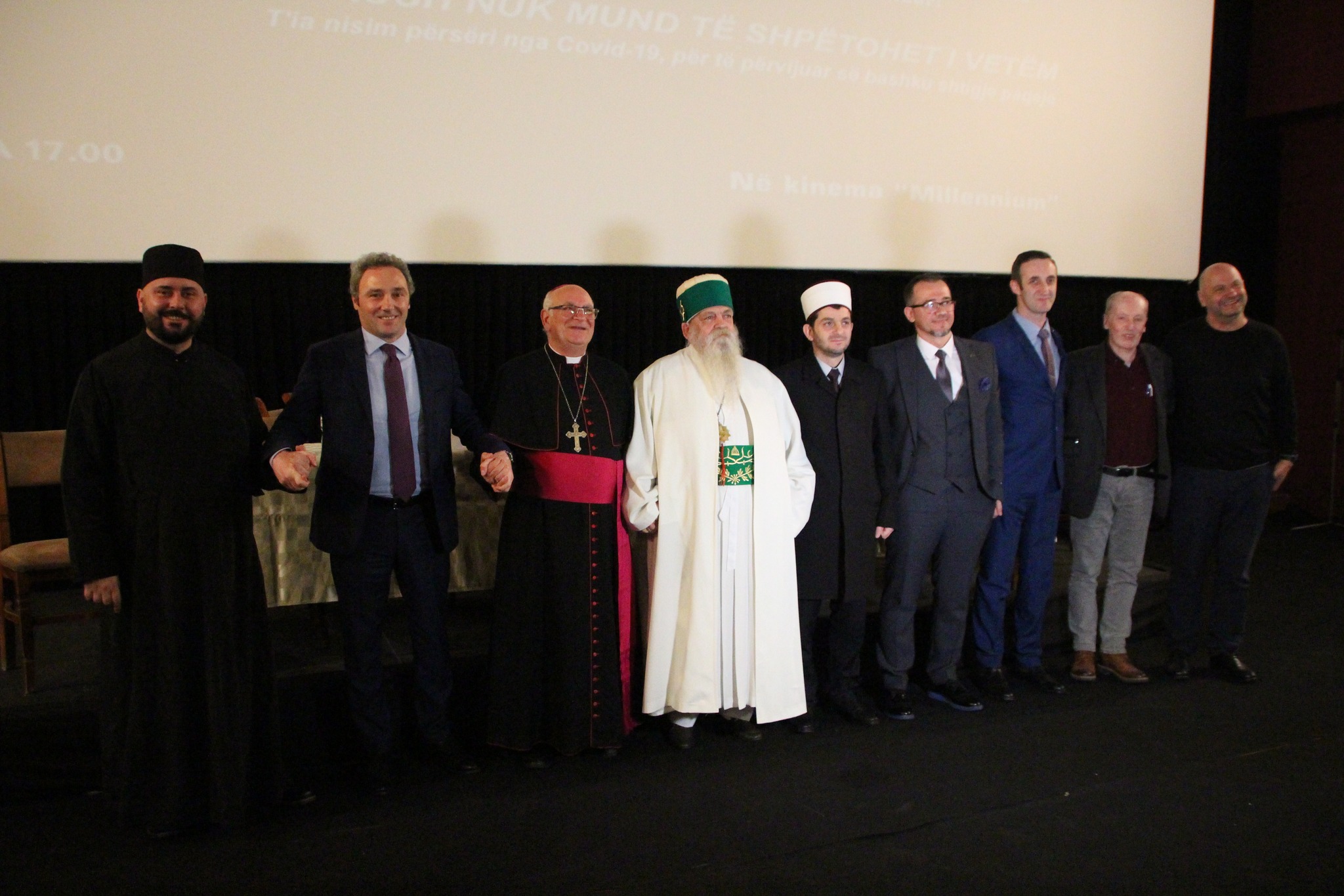 Përfaqësuesit e të gjithë feve në Shqipëri moren pjësë në takimin e përvitshëm i cili prezanton Mesazhin e Paqes të Papa Françeskut